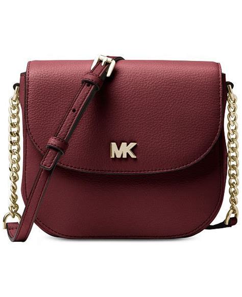 michael kors half dome crossbody oxblood|Michael Kors Dome Crossbody Purse in Oxblood Color.